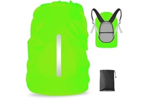 LAMA Housse de Pluie imperméables pour Sac à Dos, Housse de Pluie réfléchissante pour Sac à Dos, Anti-poussière, antivol, vélo, randonnée, Camping, Voyage, activités de Plein air