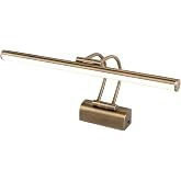 SekaTech Tumbled Flute Wall Sconce &ndash; 35cm 6W LED 3200K Daylight &ndash; Bathroom, Mirror, Picture, Painting, Above Frame Decorative Lighting