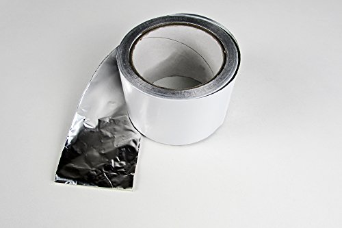 Preisvergleich Produktbild 1 Rolle Reinaluminium-Klebeband SE Tape PE, Länge 25Meter / 100mm breit