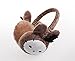 Cute Rabbit Kids Earmuff Durable Winter Baby Earflap Keep Warm with Plush Brown