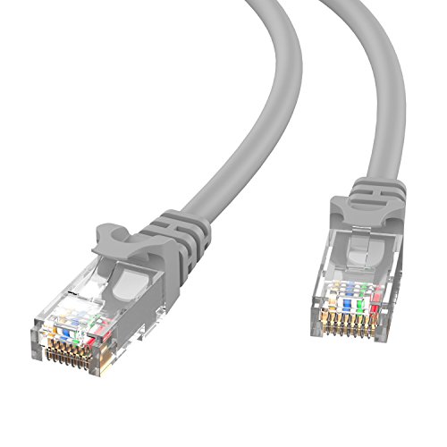 Rankie 4,5m CAT.6 Ethernet Kabel Gigabit Lan Netzwerkkabel (RJ45) Cat.6 Patchkabel 1000Mbit/s (Grau)