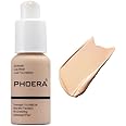 Ownest Matte Oil Control Concealer Foundation Cream,Long Lasting Waterproof Matte Liquid Foundation,104 Buff Beige-30ml