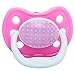 Dr Brown's Prevent Soother (Stage 2, 6 to 12 Months, Pink Flower, Girl)