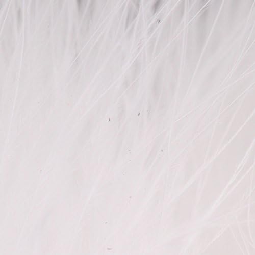 Taimen Fly Tying XXL Marabou (Blood Quill) White