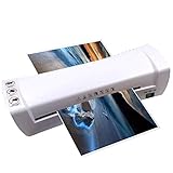 ● KONTINUIERLICH UND EFFIZIENT - Ausgestattet mit 2 Silikonwalzen und einem hochwertigen Motor bietet der Bürolaminator eine lange Laminierzeit.Das Wärmeleitrohr aus reinem Aluminium erwärmt die Laminiermaterialien gleichmäßig.