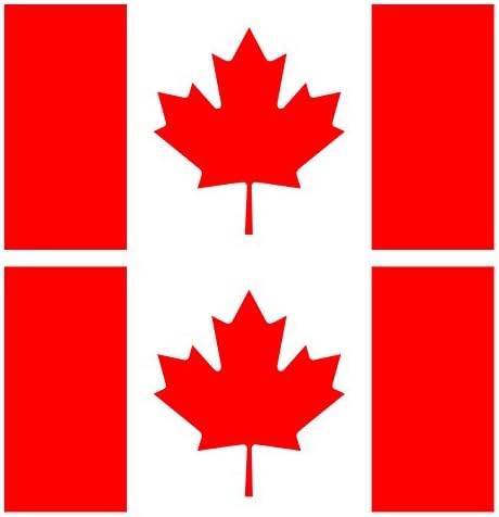 MEGA VALUE TWIN PACK Canada Quality Supporter Fans Large Flags 5'x3' (ft)
