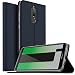 Produktbild Huawei Mate 10 Lite Hülle, KuGi Huawei Mate 10 Lite Flip Bookstyle Kompletter Schutz Mit Magnetverschluss und Standfunktion Tasche Etui Cover Case Schutzhülle für Huawei Mate 10 Lite Smartphone (Blau)