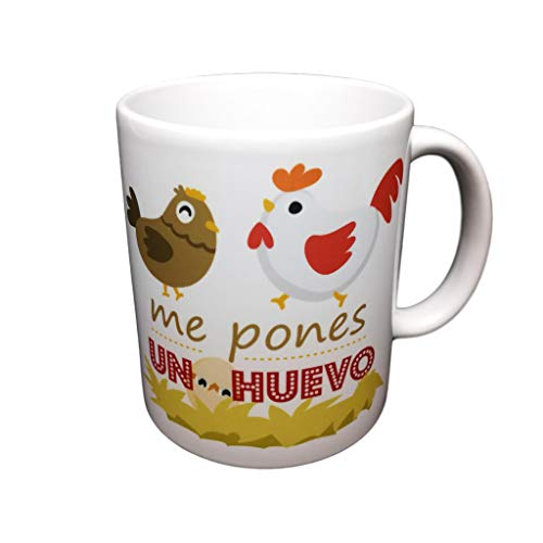 Misorpresa.es Taza Frase Me pones un Huevo Regalo San Valentin