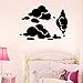 Produktbild Eeemmm Welcome White Cloud Pattern Waterproof Art Wall Sticker Diy Removable Home Decor On The Walls In The Nursery Girls Room 80 * 59Cm