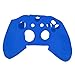 Produktbild NITRIP Silicone Schwarz Rot Blau Weiß Anti-Rutsch-Schutzhülle aus weichem Silikon für S Controller(Blau)