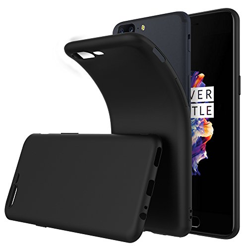 Funda Oneplus 5  5 a  os de garant  a  Simpeak Negro Silicona Fundas Oneplus 5 Carcasa Oneplus5 matorral Funda Case Scrub shells 5 5 Pulgadas 