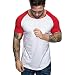 Produktbild Herren T-Shirts Slim Fit,Sunday Männer Sport Tops Kurzarm Hemd Rundhals Sommer T-Shirt Casual Oversize Kurzarmhemd Tank Top Oberteil