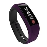 Lemumu S18 Smart Armband Blutdruck Herzfrequenz Armband Bewegung Schrittzähler Schlaf Blutdruck Höhe APP für Android I0S wasserdicht IP54