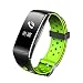 Produktbild Supersun Blut Druck Smart Armband Dynamische Herzfrequenz Monitor IP68 Armband Fitness Tracker mit Fotografieren, Smart Band mit finden Telefon für iOS Android (rot)