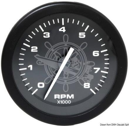 Osculati Rev.coun. 8000rpm Teleflex