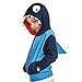 Produktbild Kleider Kinderbekleidung Honestyi Baby Kind scherzt Jungen Mädchen Karikatur Tier mit Kapuze Mantel Mantel Oberseiten warme Kleidung (Blau,110)