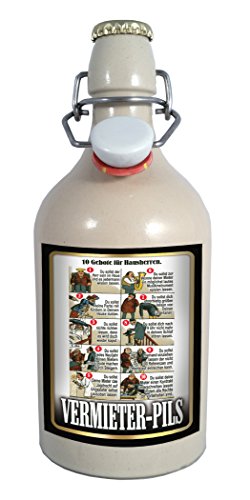 Preisvergleich Produktbild Vermieter Pils - 0,5 Liter Tonflasche mit Bügelverschluss