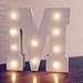 Produktbild Asdomo 15 cm LED Alphabet Weiß Nachtlichter Holzbuchstaben Lichter Festzelt Zeichen Lichter Dekorative Weihnachten Beleuchtung Zeichen für Hochzeit Xmas Party Bar Cafe Wohnkultur