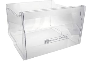 Cajón para congelador (cajón) transparente para frigorífico/congelador Whirlpool 481010654157