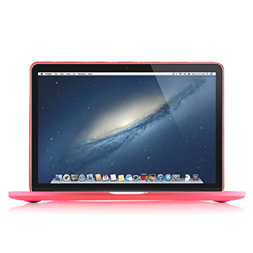 JAMMYLIZARD | Shell Cover für [ MacBook Pro 13.3″ mit Retina A1502 / A1425 ] Zweiteilige Gummierte Hülle, ROSA Matt - 2
