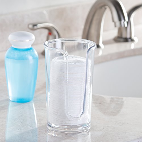 Interdesign 38610EU Clarity Wattepad-Spender, durchsichtig - 2