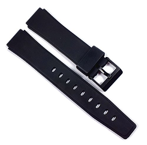Minott Ersatzband Uhrenarmband Kautschuk Band schwarz 17mm 21598 Minott Ersatzband Uhrenarmband Kautschuk Band schwarz 17mm 21598
