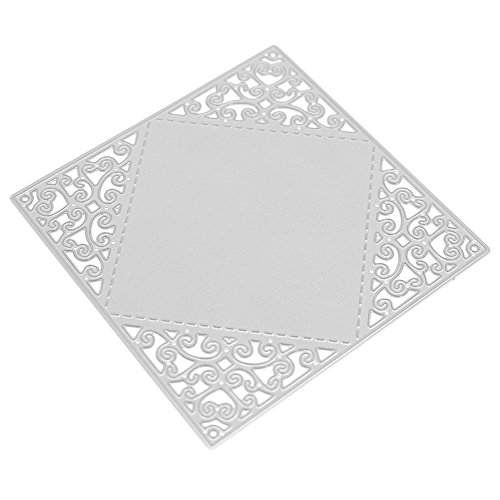Amazingdeal365 Einladungkarte Metall Form Schablonen Schneiden DIY Dekor Sammelalbum Karten Buchzeichen Lesezeichen als Geschenk für Freunde Geburtstag Kinder,Kindergarten Hobby Schule Handarbeit Unterricht usw. Ein tolles Geschenk! - 7