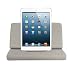 Produktbild Scoolr Tablet-Halter, Kissen – iPad Kissen Tablet Gepolsterte Ständer Sofa Book Rest Unterstützung Lesen Keilkissen für Bett/Book/iPad/Nexus/Galaxy mit Pocket (Khaki)