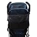 BTR Pram Buggy Buddy Stroller Organiser Changing Storage & Parent Bag - Black - Water Resistant, Universal Fit