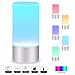Produktbild LED Bluetooth Lautsprecher Farbwechsel Lampe, ELEGIANT Multifunktion Bluetooth Lautsprecher Speaker + Atmosphäre Tischlampe Schreibtischlampe Tischdeko dimmbare Touch Nachtlicht Lampe mit Touch-Funktion Stimmungslicht RGB Dimmbar Warmweiß dekoratives Licht, Mood Light, Leselampe, Schlaf-Licht Tischleuchte usw