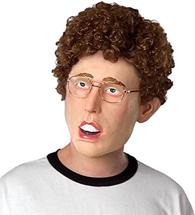 Napoleon Dynamite Vinyl Mask, Mens Costume Accessory