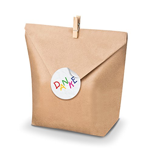 itenga SET Danke KIDS (Motiv28) 24x Geschenktüten + Klammern+ Aufkleber