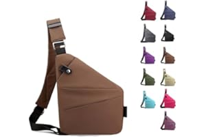 NVBBN Anti Diebstahl Tasche, Anti Diebstahl Umhängetasche, Diebstahlsichere Tasche Für Herren Damen, Wasserresistent Sling Bag