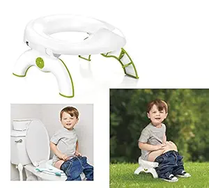 Kian 2-in-1 Go Potty for Outdoor Travel Toddler Toilet Seat for Kids and Toddlers