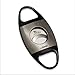 Produktbild Cigar Cutter Edelstahl Double Cut Blade Mit Ledermantel Und Geschenkbox,Silver