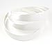 3 x Girls White Satin Covered Headbands/ Hair Bands/ Alice Bands - 2.5 cm Wide