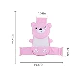 Newborn Adjustable Bath Seat Net Mesh Sling Safety Bathing Bed Support - 3
