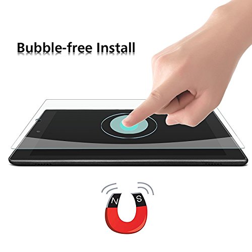 OMOTON Panzerglas Schutzfolie für Fire HD 8 [2016 Version] und Fire HD 8 ( 2015 version),9H Härte, Anti-Kratzen, Anti-Öl, Anti-Bläschen - 5