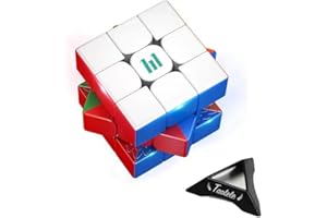 TAOLELE Speed ​​Cube, HuaMeng YS3M 3x3 Cube Magique Magnétique Version Professionnel sans Autocollant Durable et Flexible Puzzle Cube pour Enfants Adultes Garçons Filles Cadeaux