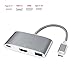 Produktbild USB Typ C Hub auf HDMI & USB 3.0 & Power Delivery, 3-in-1 Digital AV Multiport Adapter, [DEMEDO] USB 3.1 Hub Typ C auf HDMI 4K Adapter für MacBook Pro, MacBook, Chromebook Pixel, Galaxy S8 / S8 Plus und Mehr
