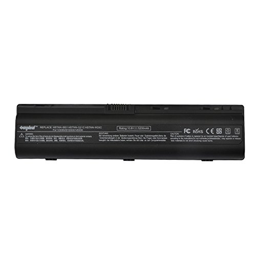 Sunydeal Notebook Akku für HP Compaq Presario C700, F500, F700, V3000, V6000, Hewlett Packard G6000, G7000 and Hewlett Packard Pavilion dv2000, dv6000 series HSTNN-LB42,HSTNN-DB42, HSTNN-IB42, 441425-001 , 4400 mAh, 10,8 Volt - 2