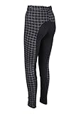  Discount Pet Accessories EQUITACIÓN Mujer Suave ELÁSTICO Pantalones DE Montar Pantalones para EQUITACIÓN CONSULTE con Negro - 38 EU/71 cm