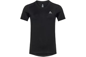 Odlo Donna Maglietta Intima Tecnica a Maniche Corte 100% Merino 200 Gramm