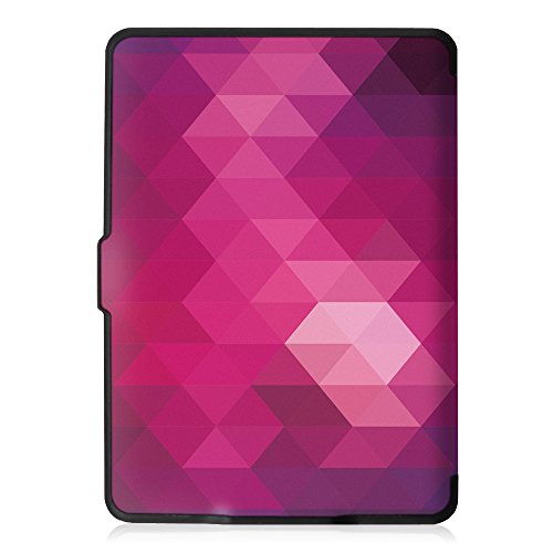 Fintie Kindle Paperwhite Hülle – Die dünnste und leichteste Smartshell Case Schutzhülle Tasche mit auto Sleep / Wake für den neuen Kindle Paperwhite 2016 (mit 300 ppi-Display, 6 Zoll, und integrierter Beleuchtung) und alle Modelle von 2012, 2013, 2014, 2015, Diamant der Fantasie - 3