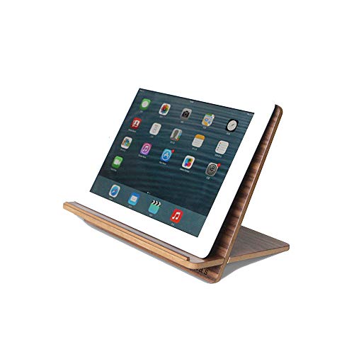 Preisvergleich Produktbild XF IPAD Halterung einfache Massivholz Flache Unterstützung Nachttisch Holzsockel Tragbare Abnehmbare /