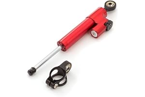 RZMMOTOR Motorcycle Adjustable Universal Steering Damper Stabilizer Control for S1000RR 2010-2011, R1200 CL GS 2013-2014, 848 08-10, 696 796 795 All Years, BN600 BJ600 TNT600 All Years