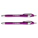 Produktbild I love Sport Hobby – Stylus mit einziehbarem schwarz Ink Ball Point Pen 2 in1 Combo funktioniert auf jedem Touch Bildschirm Gerät wie iPad, iPhone, Tablets und mehr – 2 Pack – Pink Rosa Scrabble