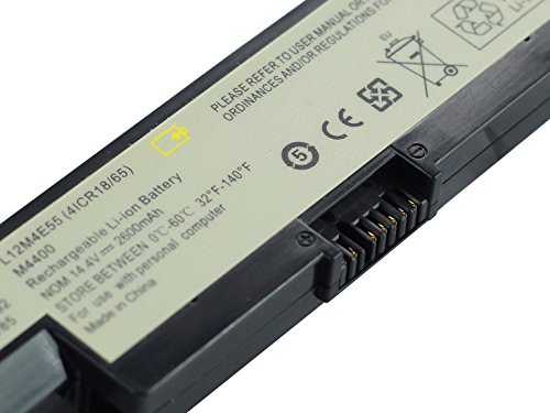 BEYOND Laptop Akku für LENOVO IdeaPad M4400 M4450 M4450A V4400 V4400A Series, LENOVO Eraser M4400 M4400A M4450 M4450A Series, LENOVO Eraser B50 N40 N50, LENOVO IdeaPad B40 B50 N40 N50; 121500191 45N1184 45N1185 4ICR18/65 4ICR19/66 L12L4E55 L13M4A01 L13L4A01. [14.4V 2200mAh,12 Monate Herstellergarantie] - 3