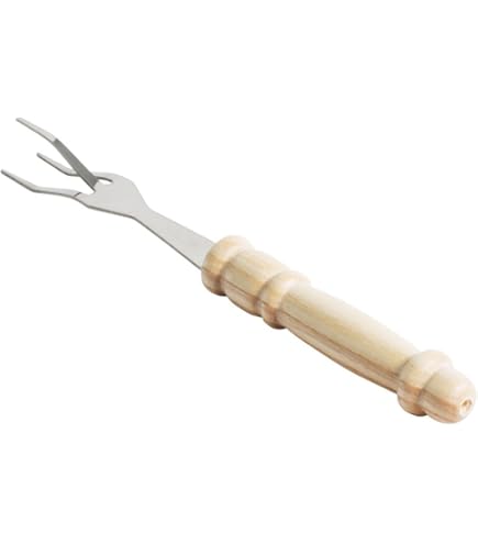2 Fourchettes à Maïs En Acier Inoxydable - 3 Dents, Pour Épis De Maïs, Pommes De Terre, Steak, Barbecue