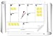 Produktbild Vi-Board Lean Canvas/Whiteboard: beidseitig beschreib- & abwischbares mobiles Whiteboard, einroll- & wiederverwendbar, Vorderseite: Lean Canvas, Rückseite: Whiteboard, Größe: ca. 85 x 118 cm